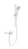 WONZON & WOGHAND Смеситель для душа с гарнитуром ClickPlate, Белый матовый (WW-B2052-A-MW) WW-B2052-A-MW