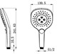 WONZON & WOGHAND Душевая лейка , Хром (WW-981358-CR) WW-981358-CR