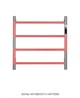 WONZON & WOGHAND Полотенцесушитель электрический BONN, Темный графит (WW-AL404-GM) WW-AL404-GM