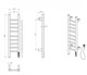 WONZON & WOGHAND Полотенцесушитель электрический BONN, Хром (WW-AL4092-CR) WW-AL4092-CR