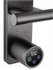 WONZON & WOGHAND Полотенцесушитель электрический N?RNBERG, Темный графит (WW-AL345-GM) WW-AL345-GM