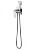 WONZON & WOGHAND Смеситель с гигиеническим душем встраиваемый FIT, Хром (WW-88829009-CR) WW-88829009-CR