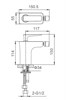 WONZON & WOGHAND Смеситель для биде SHARK, Хром (WW-485001-CR) WW-485001-CR