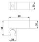 WONZON & WOGHAND Настенный держатель , Хром (WW-994220-CR) WW-994220-CR