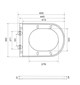 WONZON & WOGHAND Сиденье для унитаза , Черный матовый (WW-S2210-MB) WW-S2210-MB