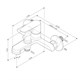 AM.PM Above Смеситель для ванны и душа, черный F9X10122