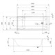 AM.PM Libre Ванна прямоугольная акриловая 180x80 W60A-180-080W-A