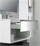 SANVIT КОНТУР Тумба подвесная для ванной комнаты , 1 выдвижной ящик, 1 открытая ниша (раковина r9080d) kkont080w