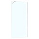 AZARIO Душевая перегородка Валк-ин 1000х1950 прозрачное стекло 8 мм, профиль хром (AZ-251-100-CH-CL) AZ-251-100-CH-CL