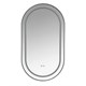 AZARIO Зеркало с подсветкой в ванную Джоли 500х900х30 АZ-LED012725 цвет серый матовый АZ-LED012725