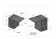 STYLE LINE Тумба подвесная "Даллас 110" Люкс Плюс серая с раковиной ESTETUS Даллас 1100*480 левый СС-00002619