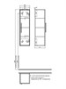 IDDIS Пенал подвесной, 30 см, белый, Слайд Икс (Slide X), SLX30W0i97 SLX30W0i97