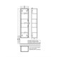 IDDIS Пенал подвесной, 40 см, белый, Клауд Икс (Cloud X), CLX40W0i97 CLX40W0i97