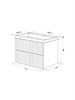 IDDIS Тумба с умывальником подвесная, 80 см, светлый дуб, Билд (Bild) 2.0, BIL80V1i95K подходит умыв. 4518000i28 BIL80V1i95K