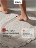 IDDIS Коврик для ванной комнаты, 50x80, овал, хлопок, серый, DSOS02Ci12 DSOS02Ci12