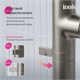 IDDIS SPNBNCFi05, Смеситель для кухни с каналом для фильтрованной воды и круговым дивертором,сатин,Спин (Spin),ID SPNBNCFi05