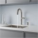 IDDIS SPNBNCFi05, Смеситель для кухни с каналом для фильтрованной воды и круговым дивертором,сатин,Спин (Spin),ID SPNBNCFi05