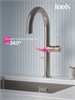 IDDIS SPNBNCFi05, Смеситель для кухни с каналом для фильтрованной воды и круговым дивертором,сатин,Спин (Spin),ID SPNBNCFi05