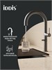 IDDIS SPNGMCFi05,Смеситель для кухни с каналом для фильтрованной воды и круговым дивертором,графит,Спин (Spin),ID SPNGMCFi05