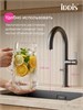 IDDIS SPNGMCFi05,Смеситель для кухни с каналом для фильтрованной воды и круговым дивертором,графит,Спин (Spin),ID SPNGMCFi05