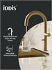 IDDIS SPNMGCFi05,Смеситель для кухни с каналом для фильтрованной воды и круговым дивертором,золото,Спин (Spin),ID SPNMGCFi05