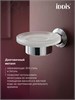 IDDIS Мыльница, матовое стекло, хром глянцевый, Виндзор (Windsor), WINSCG0i42 WINSCG0i42