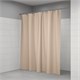 IDDIS P01PE24i11, Штора для ванной, 200x240 см, полиэтилен (PE), бежевый, ID P01PE24i11