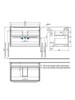 IDDIS Тумба подвесная, 80 см, белый, Клауд Икс (Cloud X), CLX80W0i95 подходит умыв. 0178000i28 CLX80W0i95
