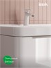 IDDIS Тумба подвесная, 100 см, белый, Клауд Икс (Cloud X), CLX10W0i95 подходит умыв. 0171000i28 CLX10W0i95