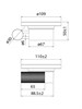 IDDIS Мыльница, матовое стекло, нержавеющая сталь, Дюна (Duna), золото матовое, DUNMGG0i42 DUNMGG0i42
