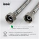 IDDIS Гибкая подводка, F1/2xF1/2, SS304, латунь, 1,8 м, 926ABS18ZP 926ABS18ZP