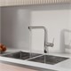 IDDIS PURSBPFi05N, Смеситель для кухни с фильтром и выдвижным изливом, хром, Пьюр (Pure), ID PURSBPFi05N