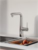 IDDIS PURSBPFi05N, Смеситель для кухни с фильтром и выдвижным изливом, хром, Пьюр (Pure), ID PURSBPFi05N