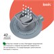 IDDIS Трап душевой, сифон 360, комбинированный затвор, 10х10см, хром, 980DS10SB4CDZ 980DS10SB4CDZ