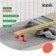 IDDIS Лоток душевой, сифон 360, комбинированный затвор, перфорированная решетка, 800мм, золото, 975B8MG20DZ 975B8MG20DZ