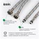 IDDIS Гибкая подводка, F1/2xM10S, F1/2xM10L, SS304, латунь, 0,5 м, комплект 2 шт, 926CBS05ZP 926CBS05ZP