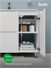 IDDIS Тумба напольная, белая, 100 см, Эдифис (Edifice), EDI10WFi95. Подходит умывальник 0101000i28 EDI10WFi95