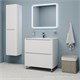 IDDIS Тумба напольная, белая, 80 см, Эдифис (Edifice), EDI80WFi95. Подходит ум. 0108000i28 EDI80WFi95