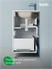 IDDIS Тумба напольная, белая, 80 см, Эдифис (Edifice), EDI80WFi95. Подходит ум. 0108000i28 EDI80WFi95