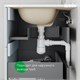 IDDIS Тумба подвесная, белый, 100 см, Эдифис (Edifice), EDI10W1i95. Подходит умывальник 0101000i28 EDI10W1i95
