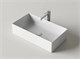 CERAMICA NOVA Раковина накладная Адель (Adele) CN6089 66,5x34x16 белый CN6089
