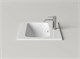 CERAMICA NOVA Раковина накладная мебельная Лючия (Lucia) CN6095 61x46,5x16,6 белый CN6095