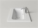 CERAMICA NOVA Раковина накладная мебельная Лючия (Lucia) CN6097 101x46,5x16,6 белый CN6097