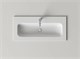 CERAMICA NOVA Раковина накладная мебельная Лючия (Lucia) CN6097 101x46,5x16,6 белый CN6097