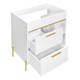 AZARIO Комплект Тумба Руфина 80/2Н напольная белая с раковиной Монте нео 80 CS00108076 CS00108076