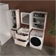 STYLE LINE Тумба подвесная "Марелла 60" (2 ящ.) Люкс Плюс антискрейтч карамель с раковиной Марелла Люкс 600х400 СС-00002546