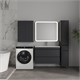 STYLE LINE Колонна универсальная "Атлантика 35" с корзиной, Люкс Плюс графит СС-00002565