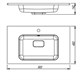 STYLE LINE Умывальник СОУЛ 800*480 кварц, антрацит СС-00002634