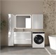 STYLE LINE Тумба подвесная "Атлантика 90", Люкс Плюс белый глянец с раковиной Атлантик 90 СС-00002599