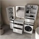 STYLE LINE Тумба подвесная "Атлантика 70", Люкс Плюс белый глянец с раковиной Атлантик 70 СС-00002593